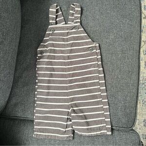 Carter's Charcoal Striped Overalls